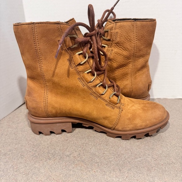 Sorel Women’s Phoenix Weather Lace Up Leather 8.5 Short Boots - Picture 5 of 12